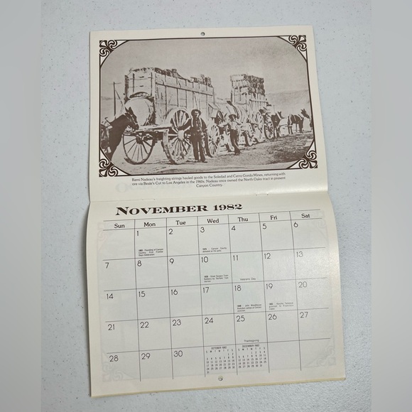 Santa Clarita Valley Historical Society 1982 Calendar & Site Pamphlet - Picture 4 of 8